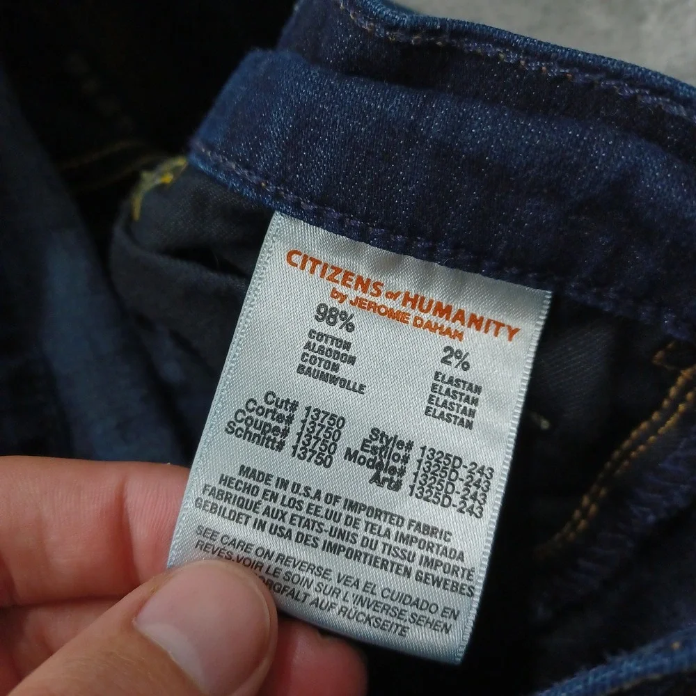 Citizens of Humanity Jeans Womens 24 Blue Denim Bootcut Dita Preppy Casual
